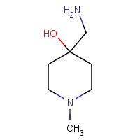 26228-68-2 4-(aminomethyl)-1-methylpiperidin-4-ol chemical structure