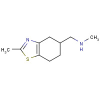 77528-67-7 4,5,6,7-Tetrahydro-2-methyl-5-((methylamino)methyl)benzothiazole chemical structure