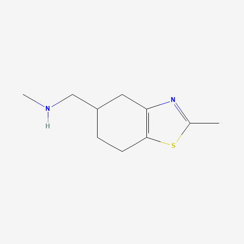 77528-67-7 4,5,6,7-Tetrahydro-2-methyl-5-((methylamino)methyl)benzothiazole chemical structure