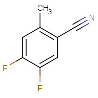 1003708-82-4 4,5-Difluoro-2-methylbenzonitrile chemical structure