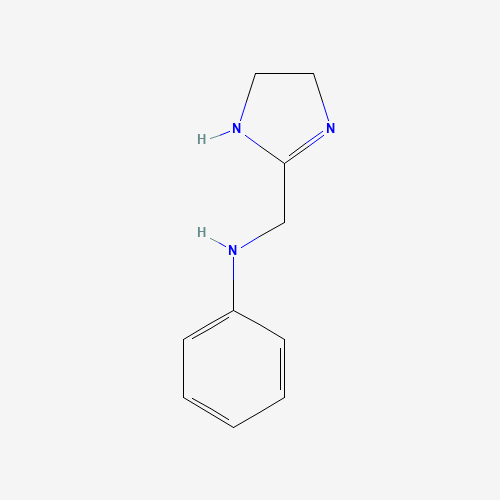 501-62-2 4,5-Dihydro-N-phenyl-1H-imidazole-2-methanamine chemical structure