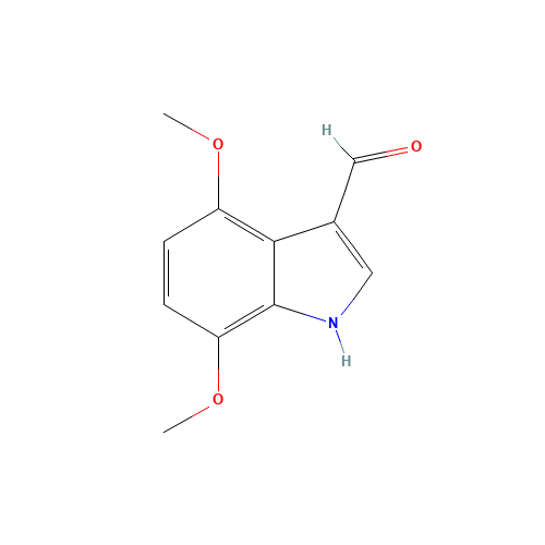 170489-17-5 4,7-Dimethoxy-1H-indole-3-carbaldehyde chemical structure