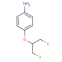 109230-64-0 4-[(1,3-Difluoro-2-propanyl)oxy]aniline chemical structure