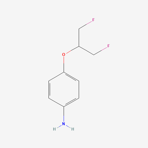 109230-64-0 4-[(1,3-Difluoro-2-propanyl)oxy]aniline chemical structure