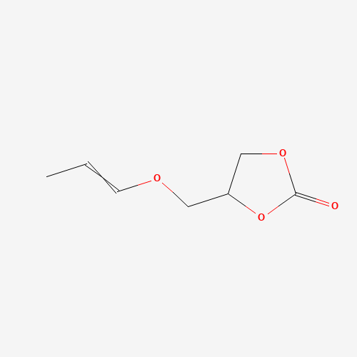 130221-78-2 4-[(1-Propen-1-yloxy)methyl]-1,3-dioxolan-2-one chemical structure