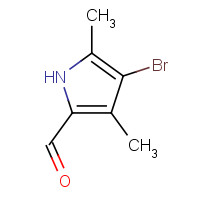 89909-51-3 4-Bromo-3,5-dimethyl-1H-pyrrole-2-carbaldehyde chemical structure