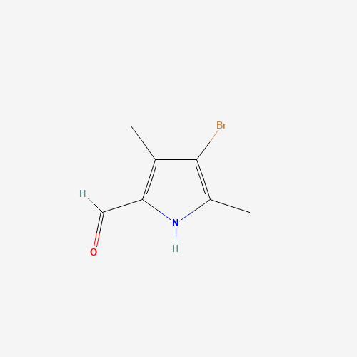 89909-51-3 4-Bromo-3,5-dimethyl-1H-pyrrole-2-carbaldehyde chemical structure