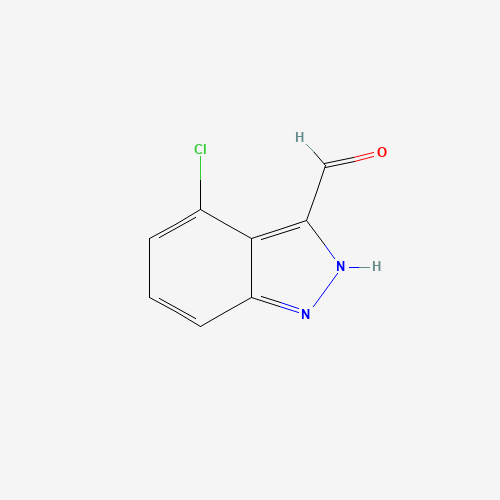 102735-85-3 4-Chloro-1H-indazole-3-carbaldehyde chemical structure