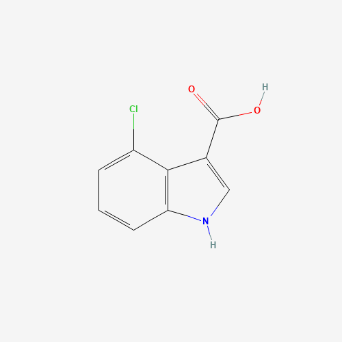 23872-36-8 4-Chloro-1H-indole-3-carboxylic acid chemical structure