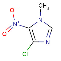 4897-31-8 4-chloro-1-methyl-5-nitro-1H-imidazole chemical structure