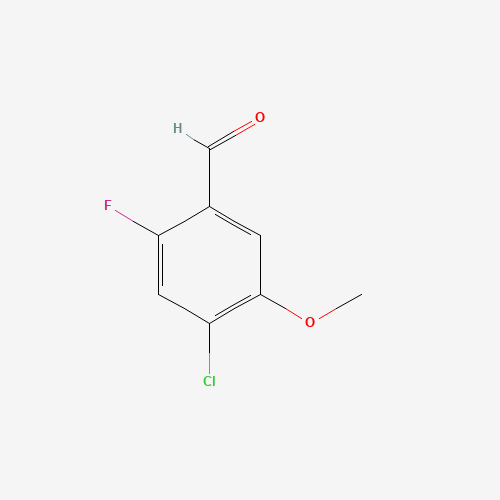 177034-24-1 4-Chloro-2-fluoro-5-methoxybenzaldehyde chemical structure