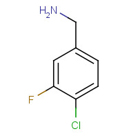 72235-58-6 4-Chloro-3-fluorobenzylamine chemical structure