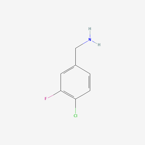 72235-58-6 4-Chloro-3-fluorobenzylamine chemical structure