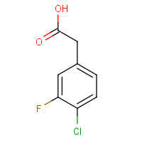 883500-51-4 4-Chloro-3-fluorophenylacetic acid chemical structure