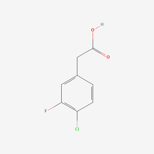 883500-51-4 4-Chloro-3-fluorophenylacetic acid chemical structure