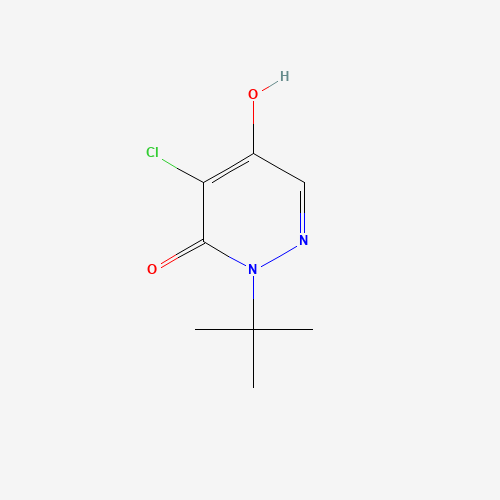 88093-48-5 4-Chloro-5-hydroxy-2-(2-methyl-2-propanyl)-3(2H)-pyridazinone chemical structure