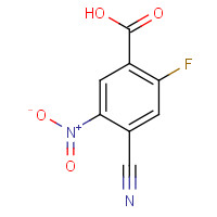 1003709-73-6 4-Cyano-2-fluoro-5-nitrobenzoic acid chemical structure