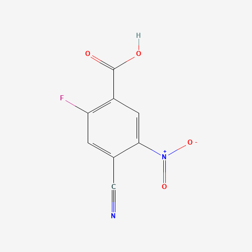 1003709-73-6 4-Cyano-2-fluoro-5-nitrobenzoic acid chemical structure