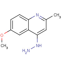 49612-12-6 4-hydrazino-6-methoxy-2-methylquinoline chemical structure