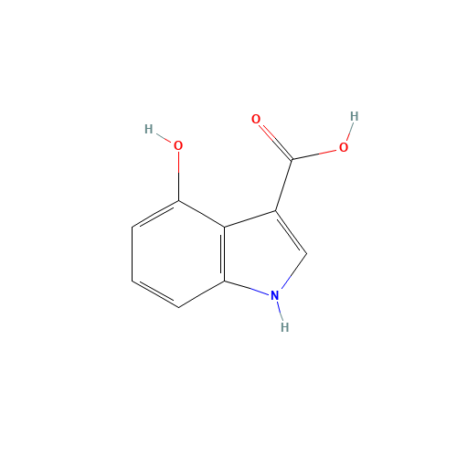24370-76-1 4-Hydroxy-1H-indole-3-carboxylic acid chemical structure