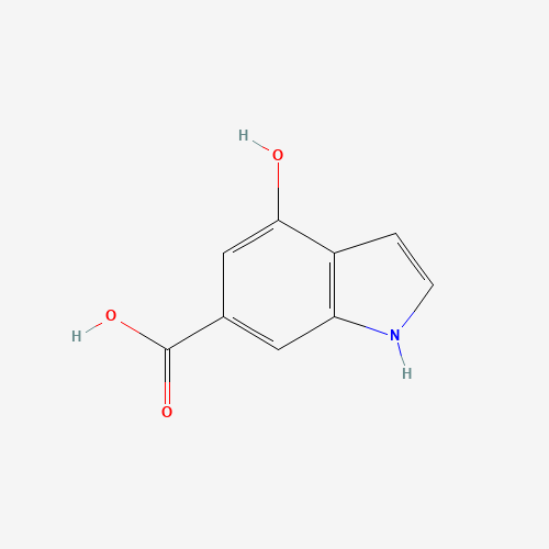 40990-52-1 4-Hydroxy-6-indolecarboxylic acid chemical structure
