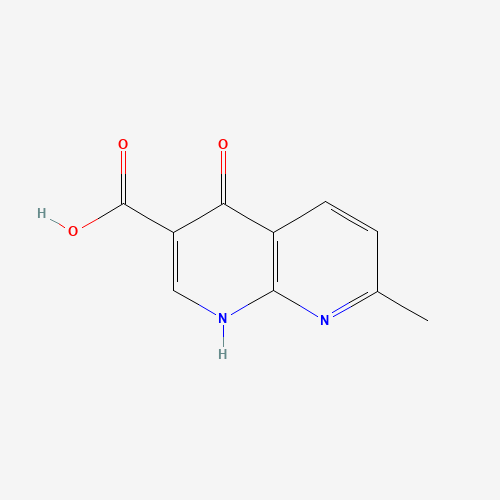 13250-97-0 4-hydroxy-7-methyl-1,8-naphthyridine-3-carboxylic acid chemical structure