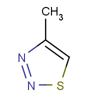 18212-62-9 4-methyl-1,2,3-thiadiazole chemical structure