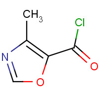 62348-24-7 4-Methyloxazole-5-carbonyl chloride chemical structure