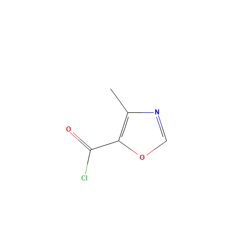 62348-24-7 4-Methyloxazole-5-carbonyl chloride chemical structure
