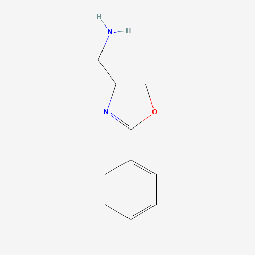 408352-90-9 4-oxazolemethanamine, 2-phenyl- chemical structure