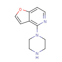 81078-84-4 4-Piperazin-1-yl-furo[3,2-c]pyridine chemical structure