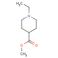 99065-42-6 4-piperidinecarboxylic acid, 1-ethyl-, methyl ester chemical structure