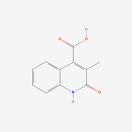 6625-08-7 4-quinolinecarboxylic acid, 1,2-dihydro-3-methyl-2-oxo- chemical structure