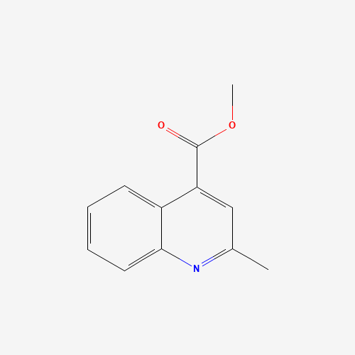 55625-40-6 4-quinolinecarboxylic acid, 2-methyl-, methyl ester chemical structure