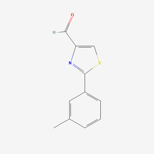 92422-79-2 4-thiazolecarboxaldehyde, 2-(3-methylphenyl)- chemical structure
