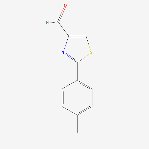 55327-29-2 4-thiazolecarboxaldehyde, 2-(4-methylphenyl)- chemical structure