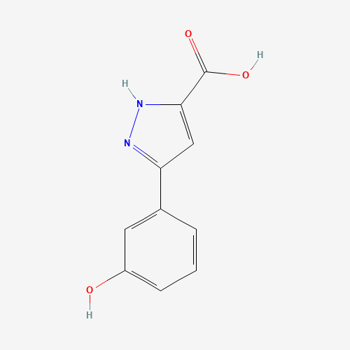 690631-98-2 5-(3-hydroxyphenyl)-1H-pyrazole-3-carboxylic acid chemical structure
