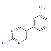 914349-42-1 5-(3-Methylphenyl)pyrimidin-2-amine chemical structure