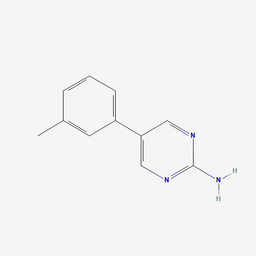 914349-42-1 5-(3-Methylphenyl)pyrimidin-2-amine chemical structure
