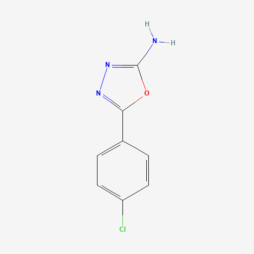 33621-61-3 5-(4-Chlorophenyl)-1,3,4-oxadiazol-2-amine chemical structure