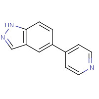885272-55-9 5-(4-Pyridinyl)-1H-indazole chemical structure