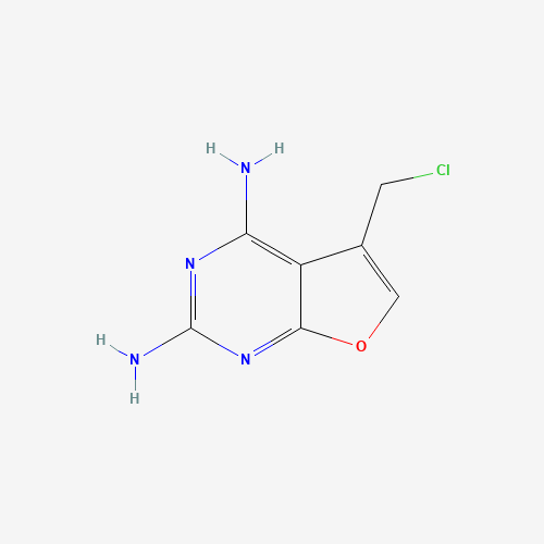 67194-86-9 5-(Chloromethyl)furo[2,3-d]pyrimidine-2,4-diamine chemical structure