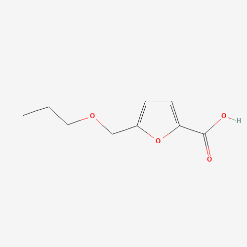 758721-16-3 5-(propoxymethyl)-2-furoic acid chemical structure