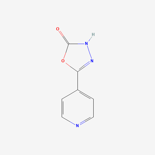 2845-82-1 5-(Pyridin-4-yl)-1,3,4-oxadiazol-2-ol chemical structure