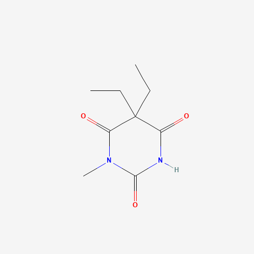 50-11-3 5,5-Diethyl-1-methylpyrimidine-2,4,6(1H,3H,5H)-trione chemical structure