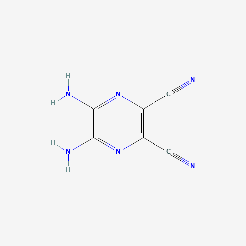36023-58-2 5,6-diaminopyrazine-2,3-dicarbonitrile chemical structure