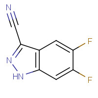 885278-36-4 5,6-difluoro-1H-indazole-3-carbonitrile chemical structure