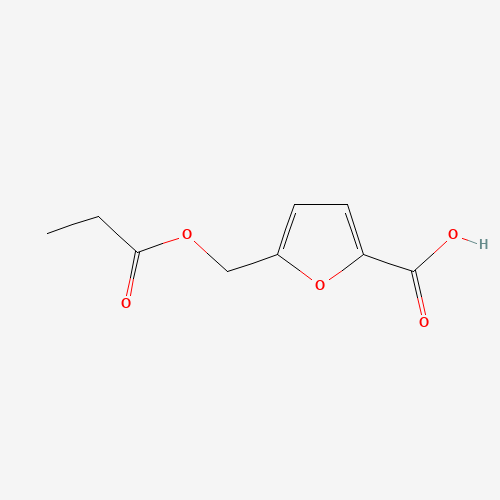 405294-68-0 5-[(Propionyloxy)methyl]-2-furoic acid chemical structure