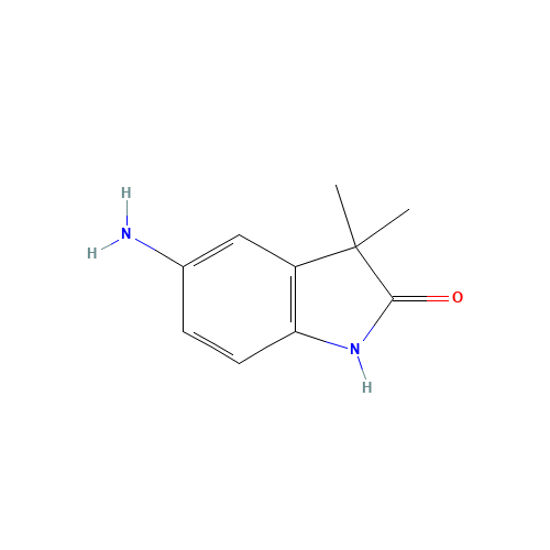 31523-05-4 5-Amino-3,3-dimethyl-1,3-dihydro-2H-indol-2-one chemical structure