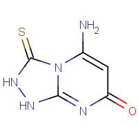 41266-68-6 5-amino-3-sulfanyl[1,2,4]triazolo[4,3-a]pyrimidin-7-ol chemical structure